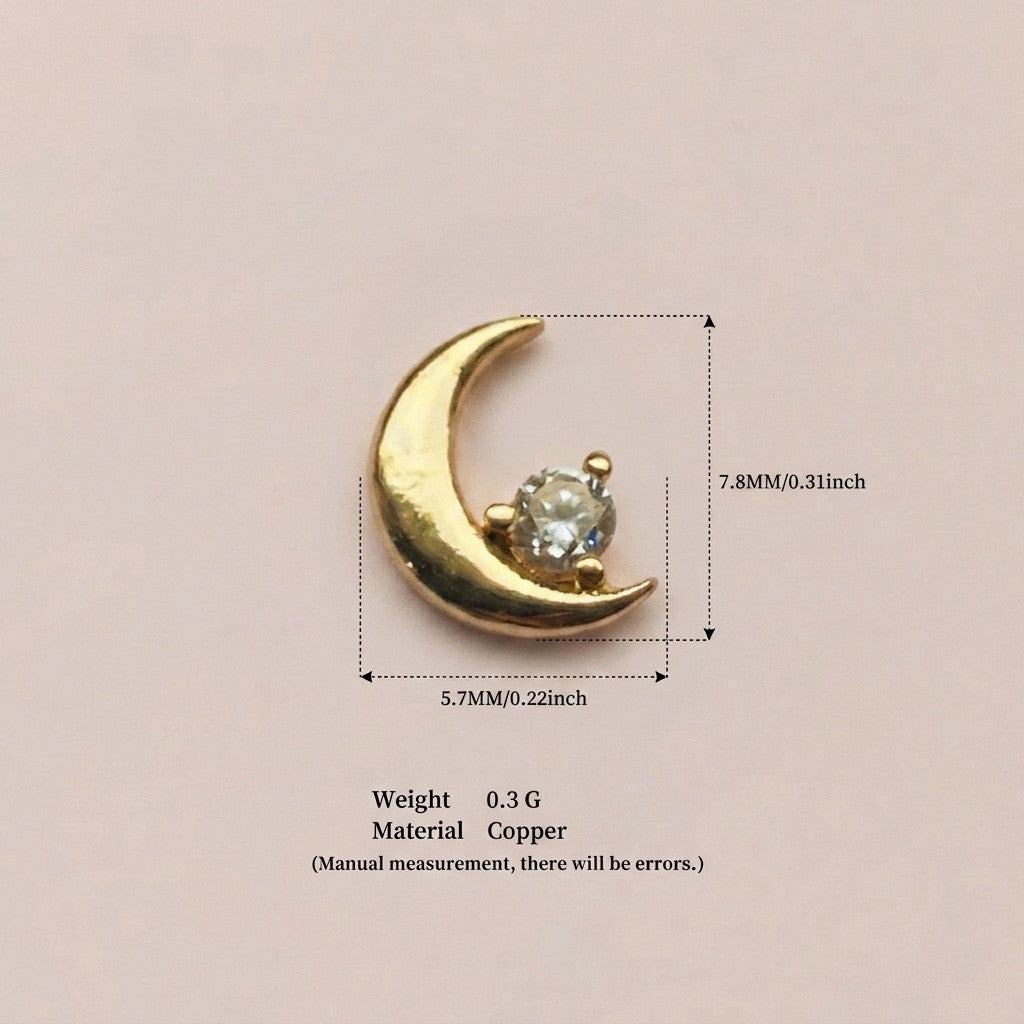 DIY Crystal Frame Bracelet – Detachable Copper Zirconia Border Pendant in Rectangle, Heart & Round