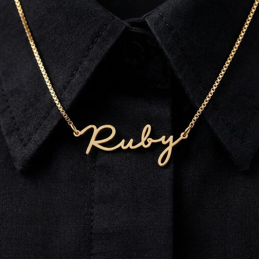 Personalized Signature Name Necklace