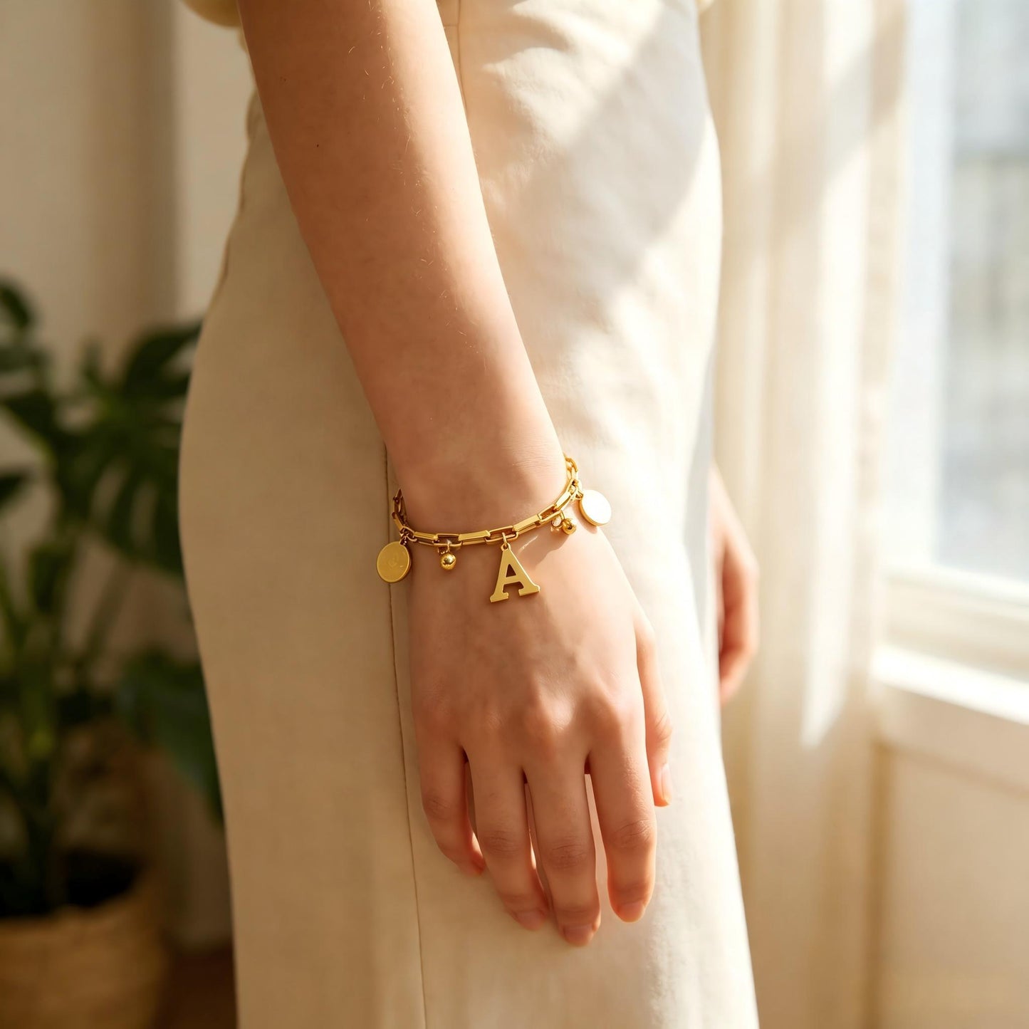 Initial Letter Bracelet