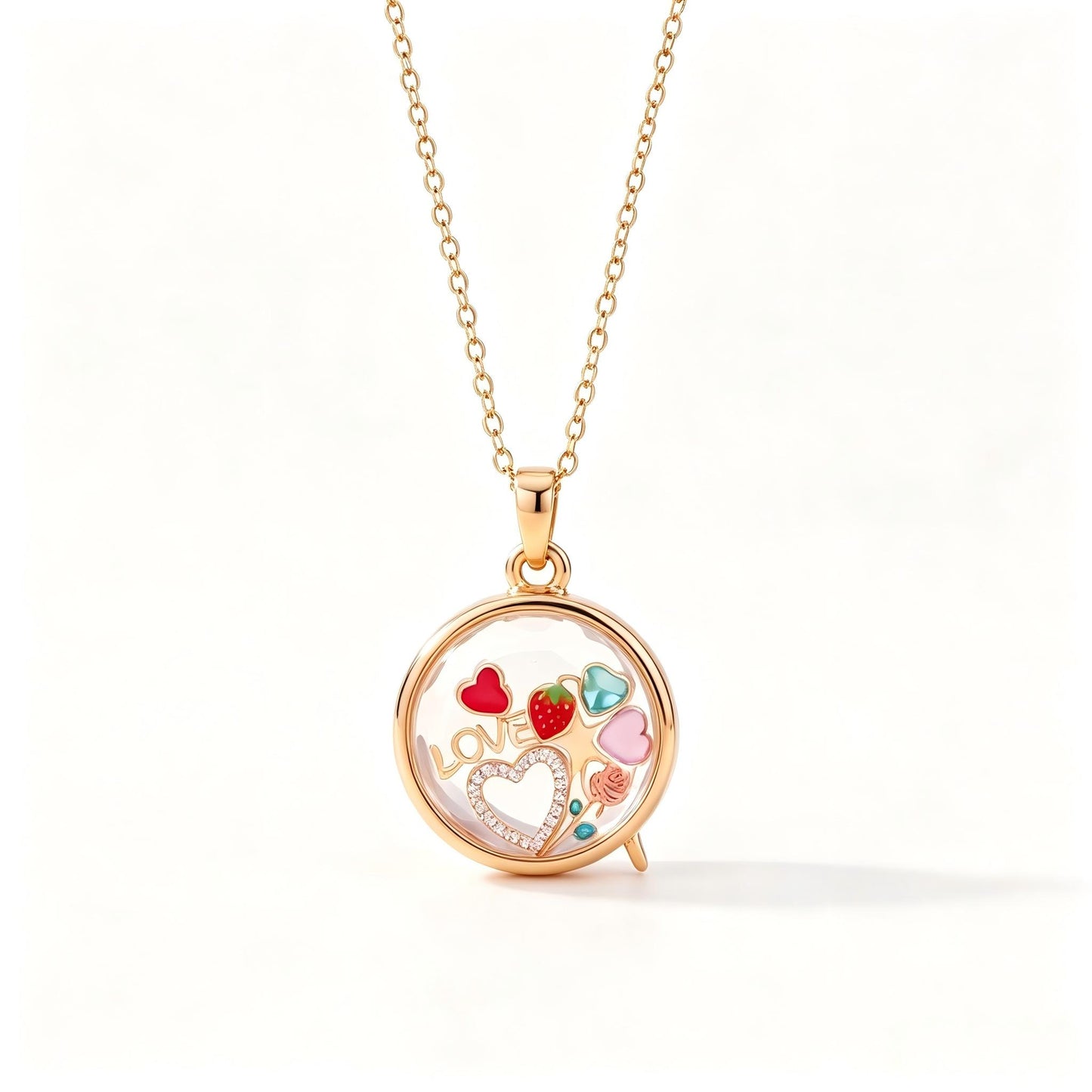 DIY Multi-Shape Locket Necklace