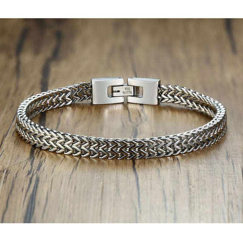 Personalized Men's Engraved Bracelet