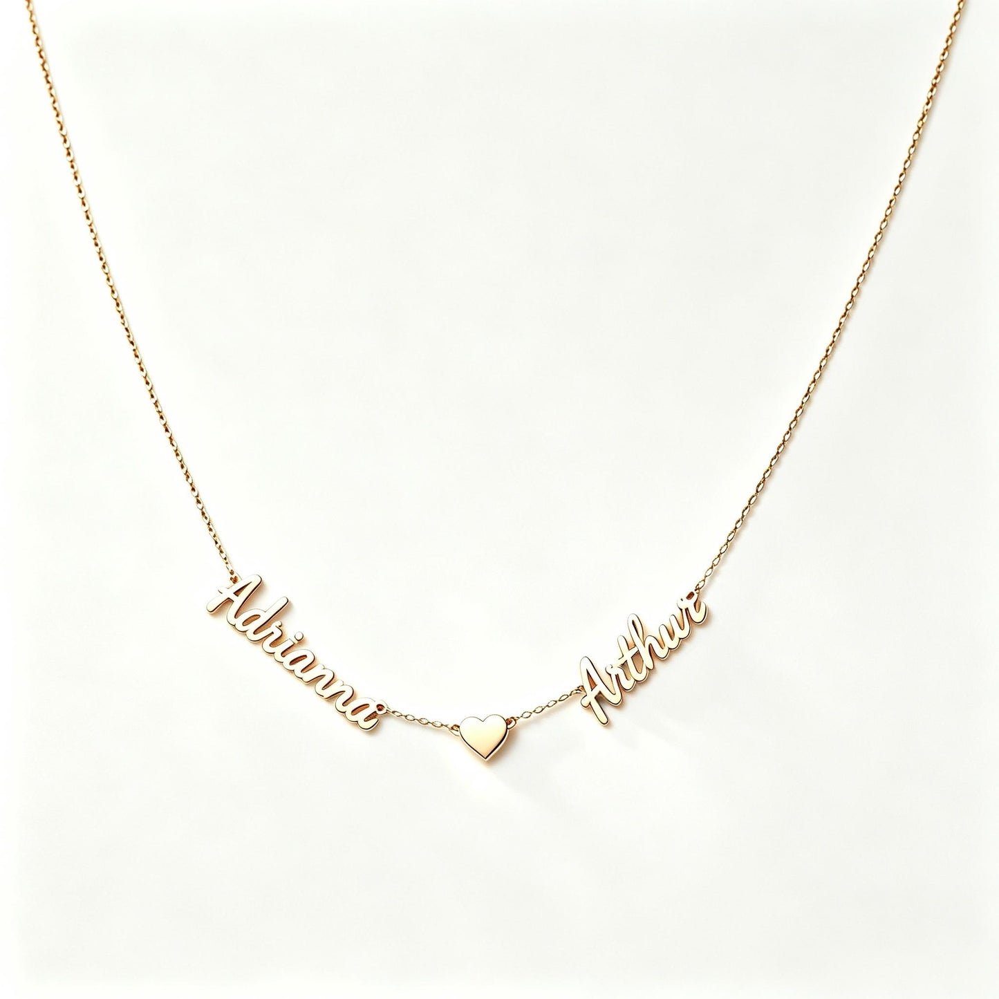 Personalized Double Name Necklace