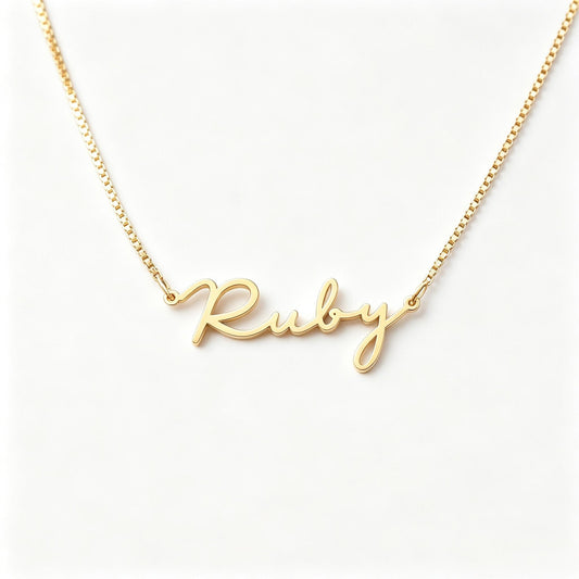 Personalized Signature Name Necklace