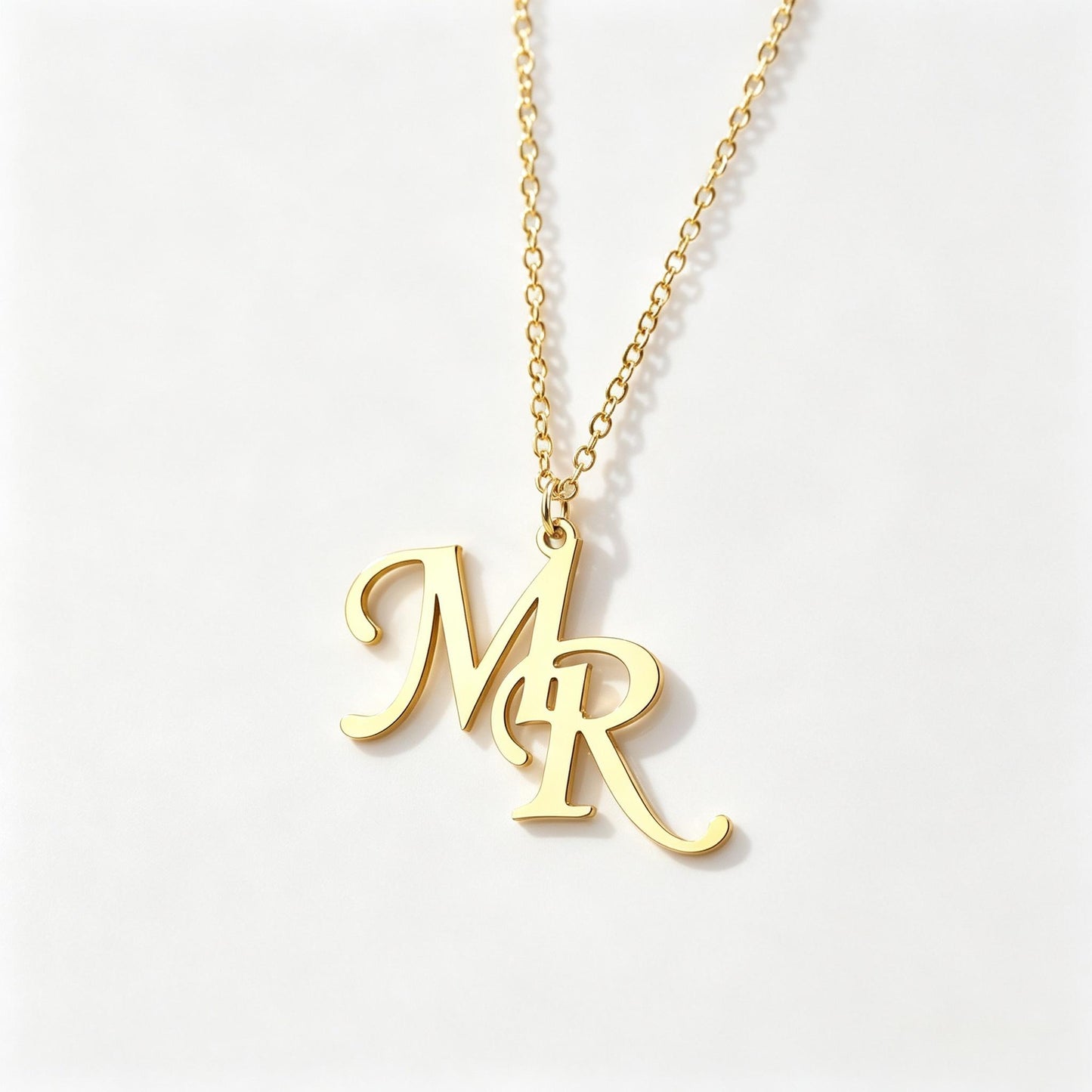 Personalized Double Initial Necklace