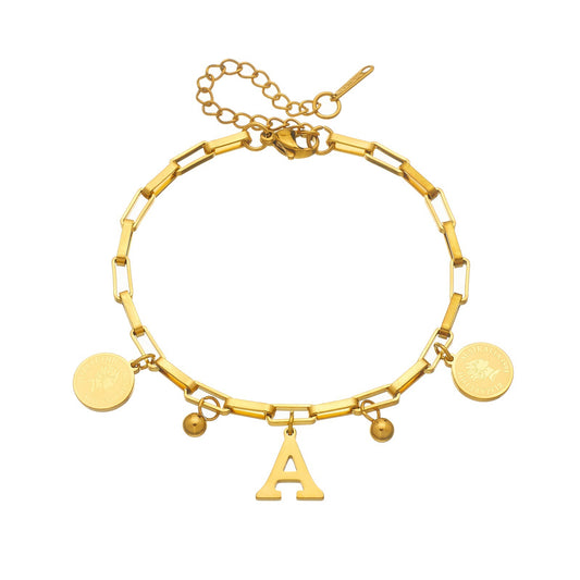 Initial Letter Bracelet