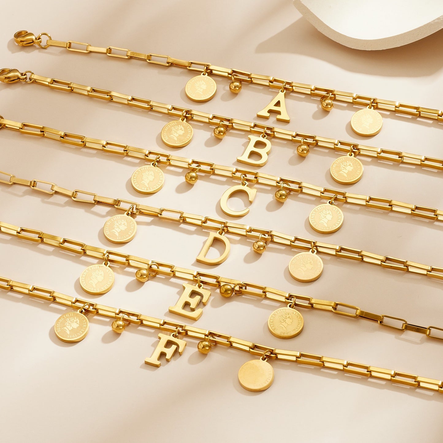 Initial Letter Bracelet
