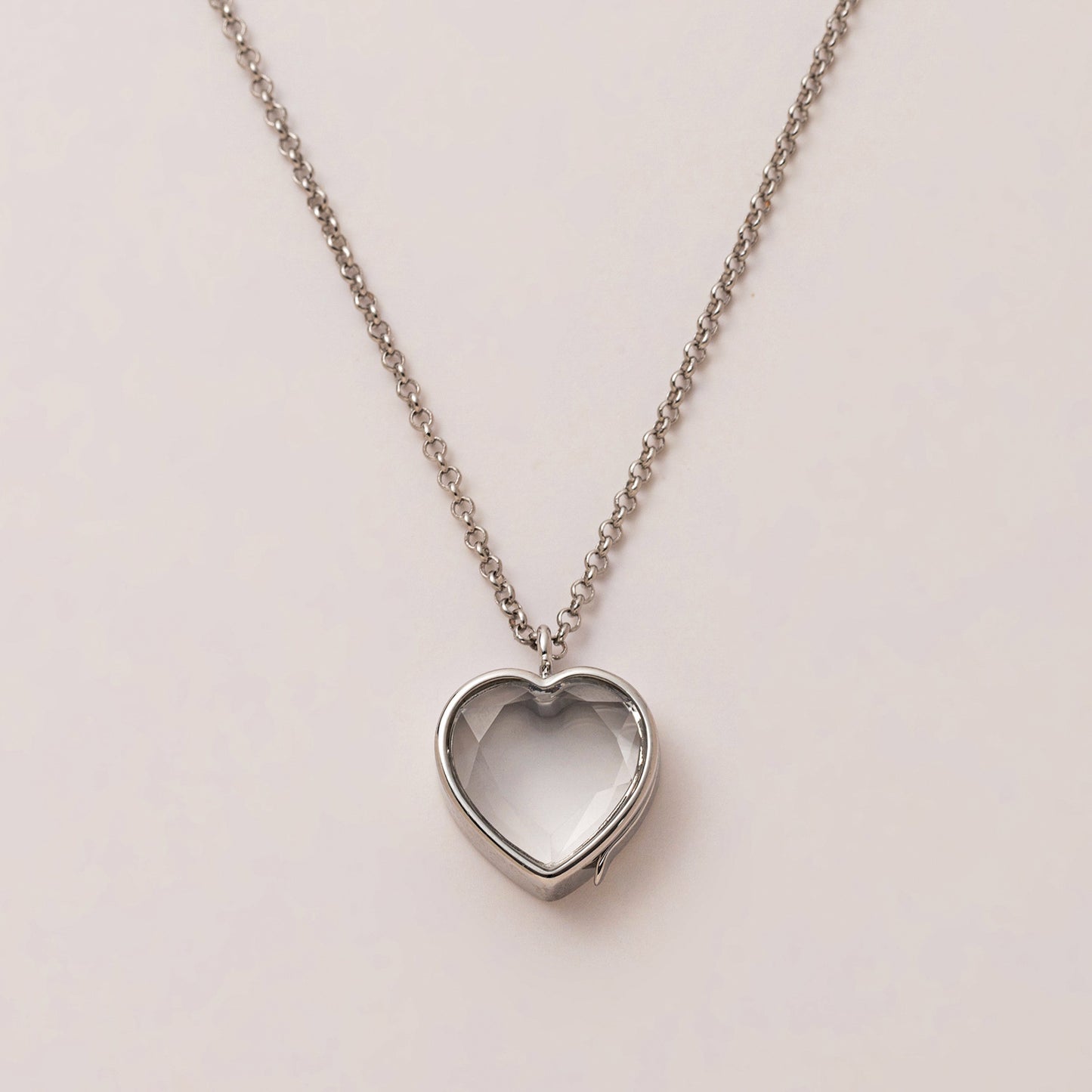 DIY Memory Locket Necklace – Openable Copper Heart & Square Pendant with Charms