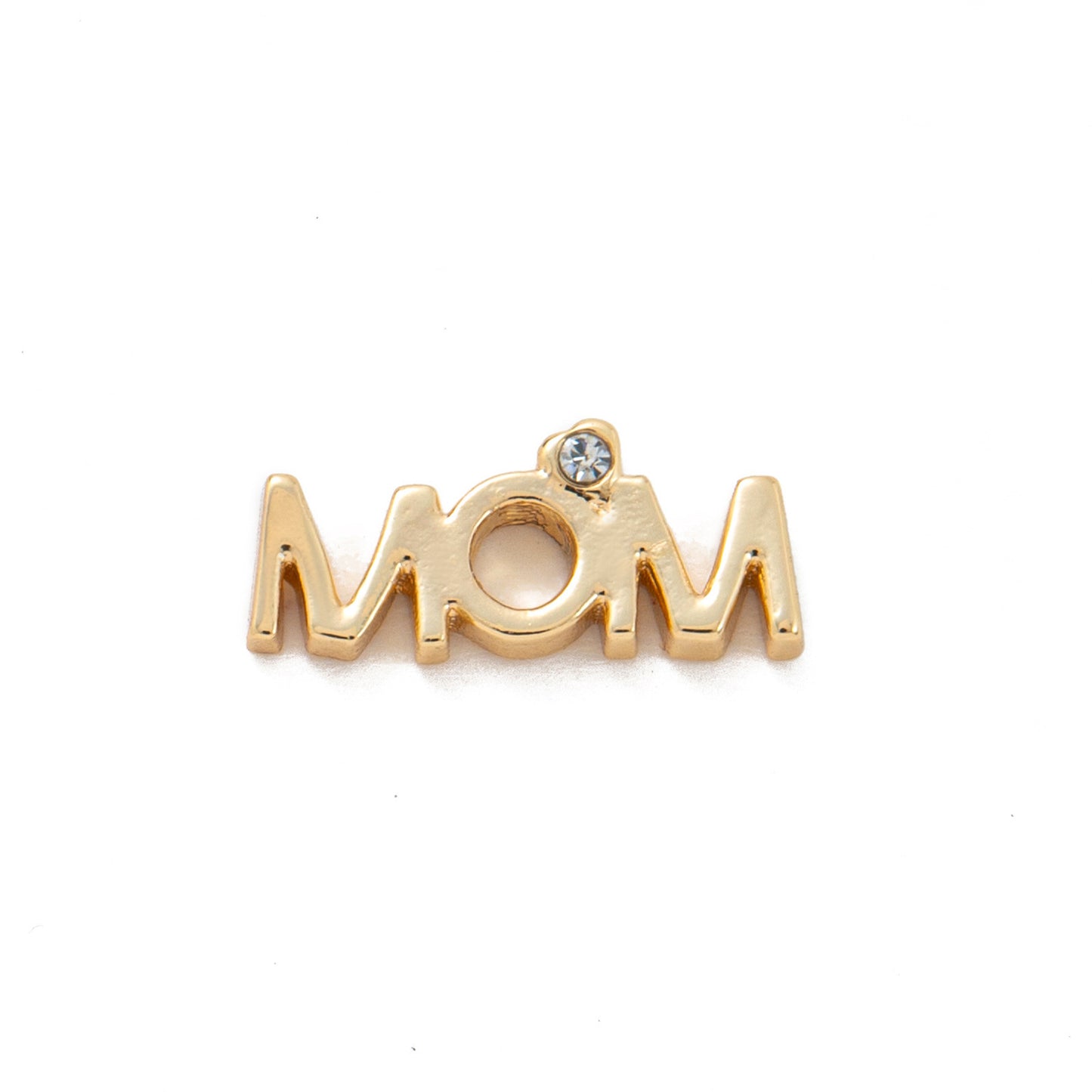 Crystal Frame Locket Necklace – DIY Copper Pendant with Rhinestone & Charms