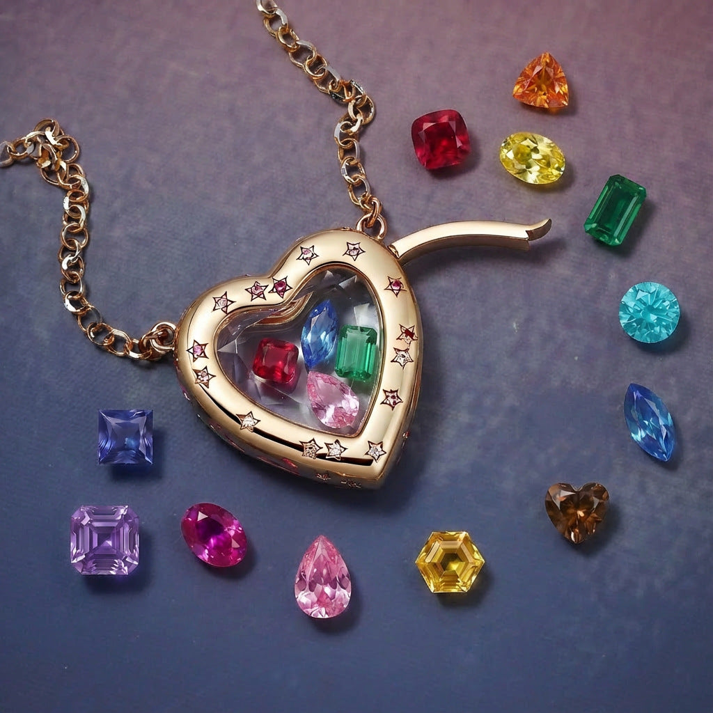 DIY Heart Locket Necklace