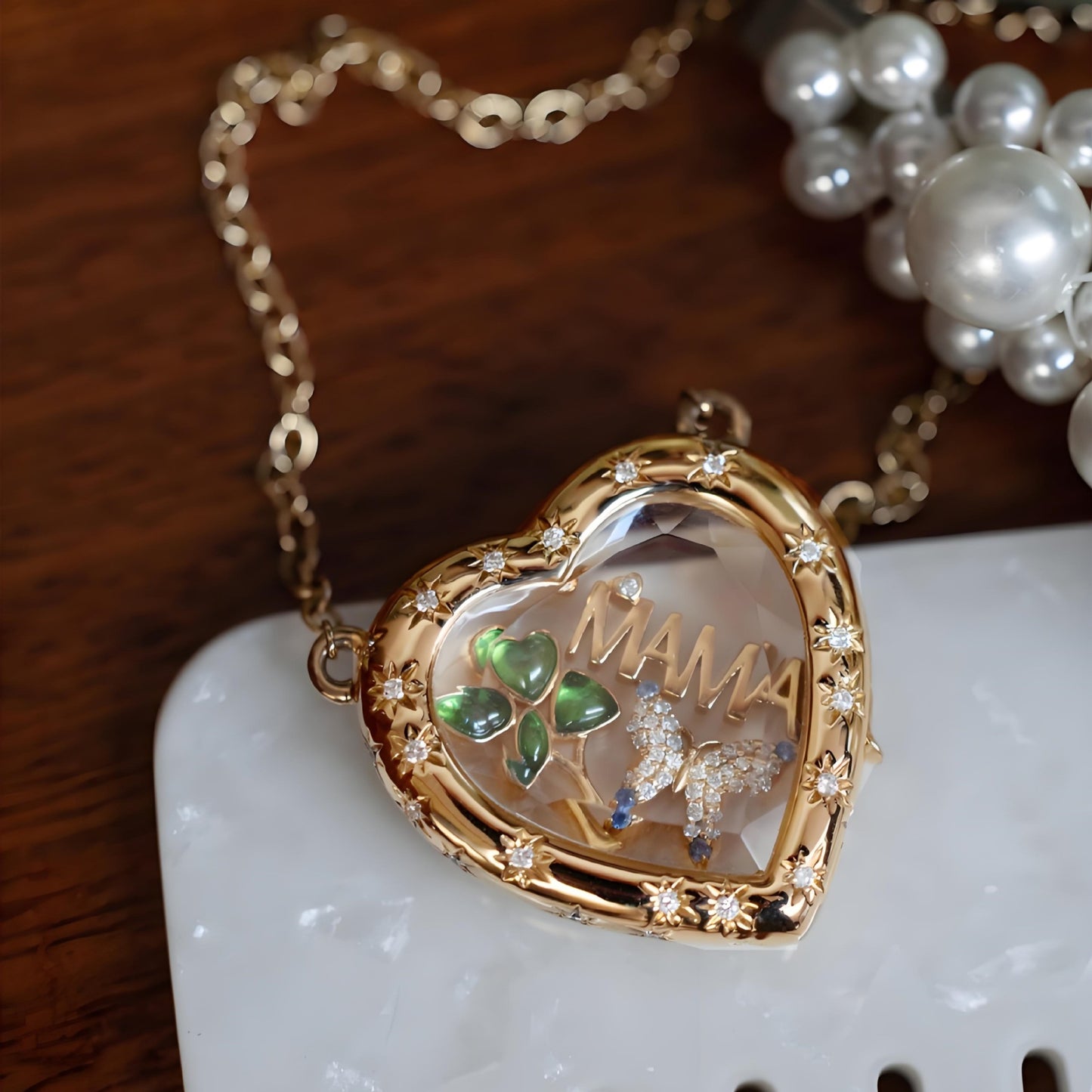 DIY Heart Locket Necklace