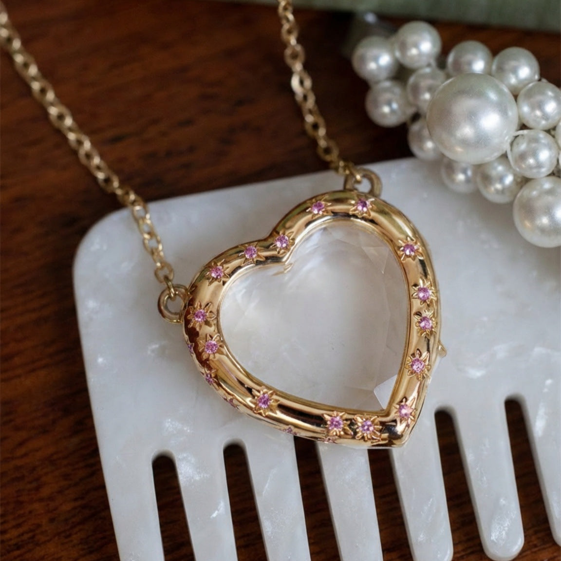 DIY Heart Locket Necklace