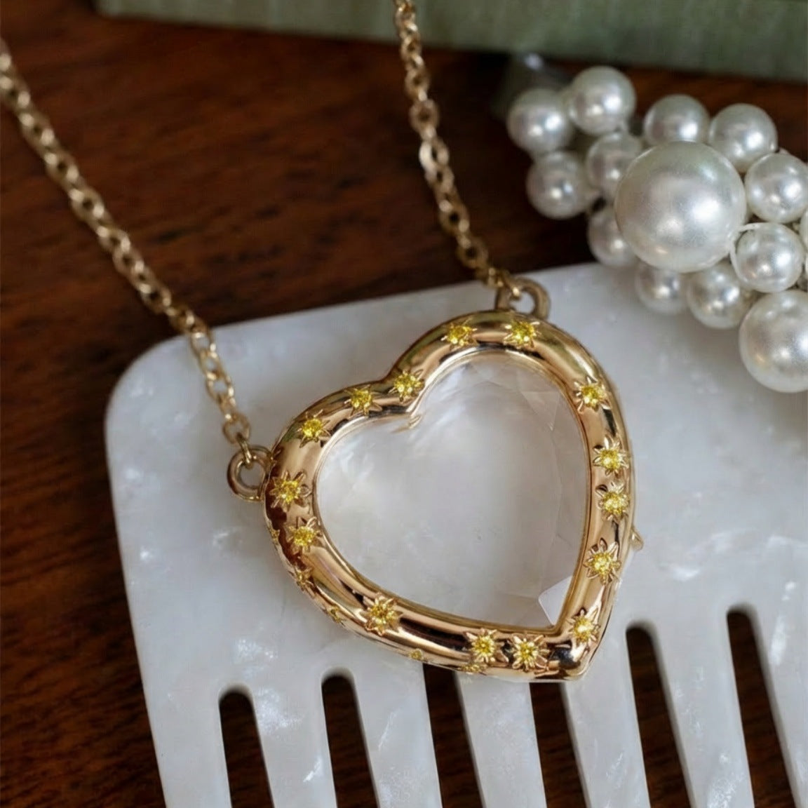 DIY Heart Locket Necklace