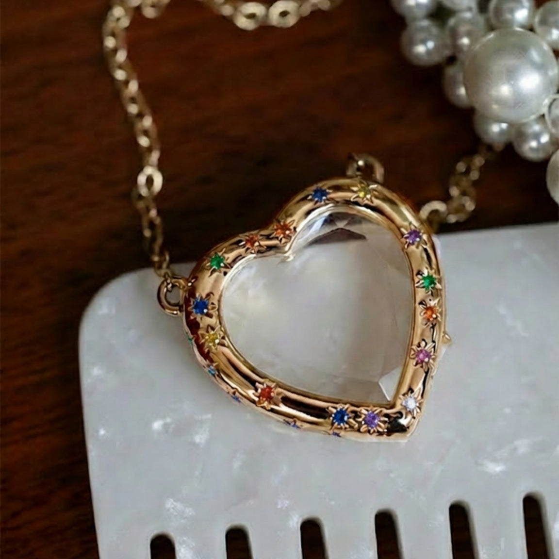 DIY Heart Locket Necklace
