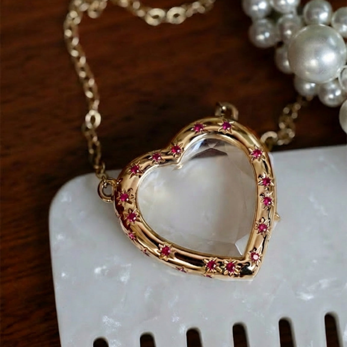 DIY Heart Locket Necklace