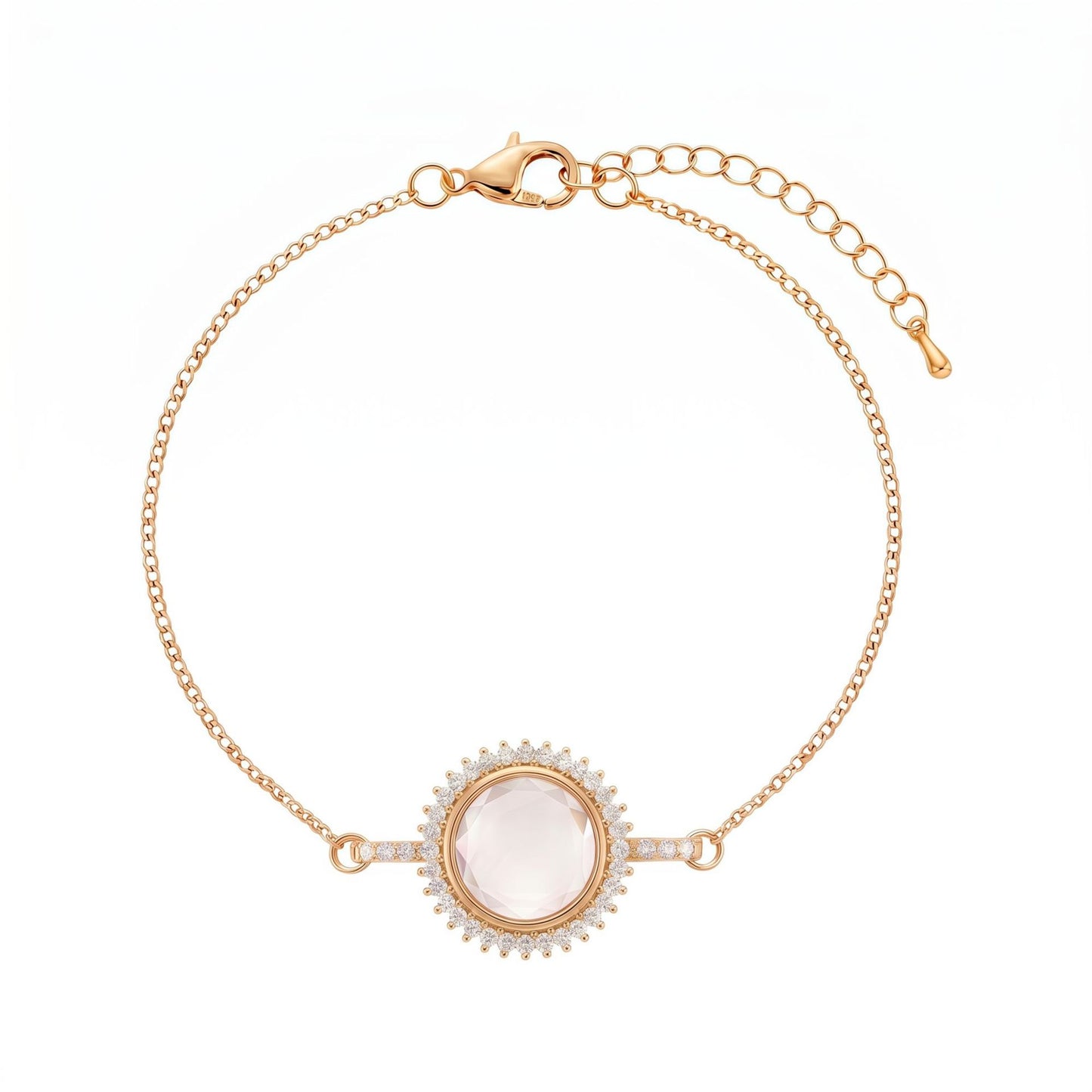 DIY Crystal Locket Bracelet