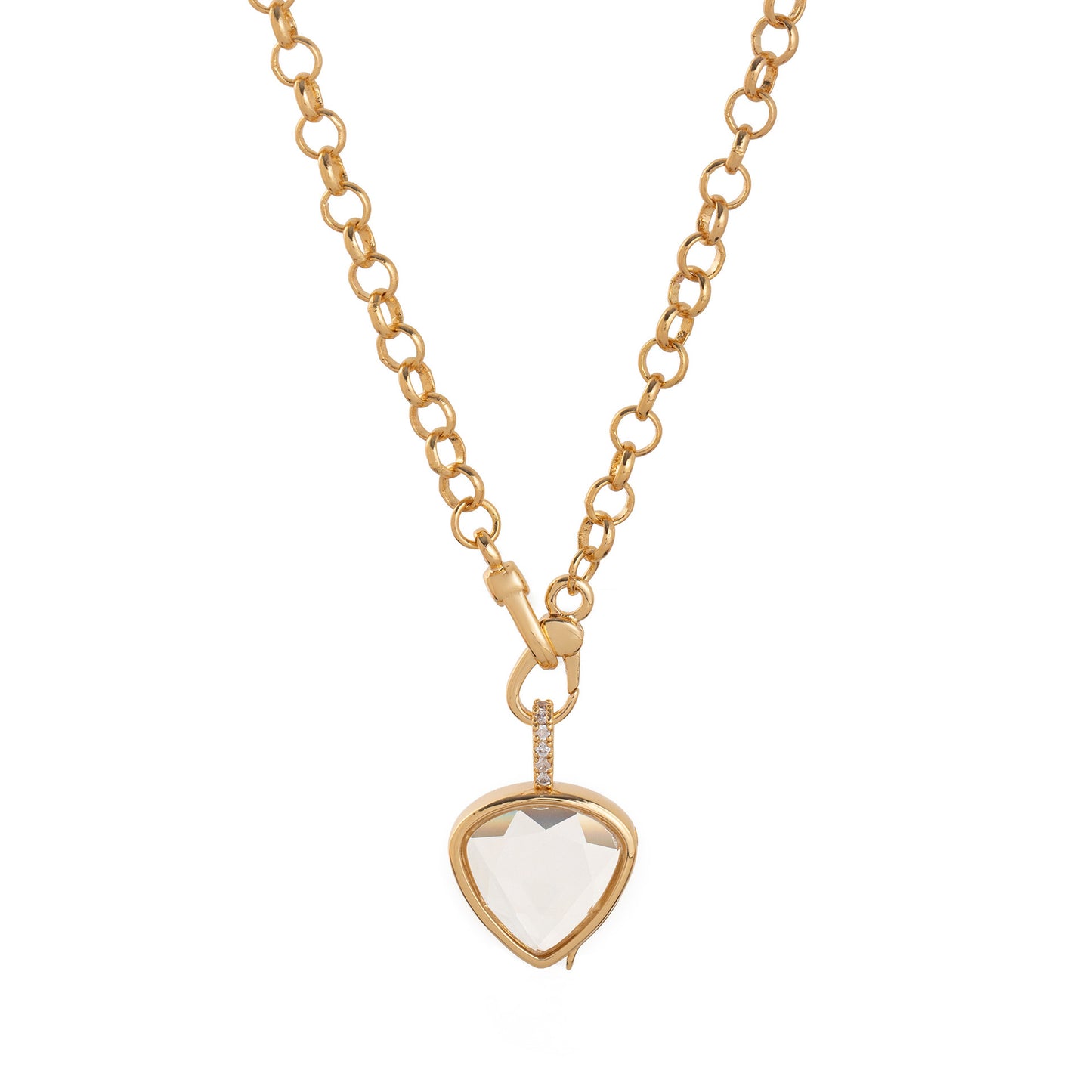 DIY Crystal Locket Bracelet