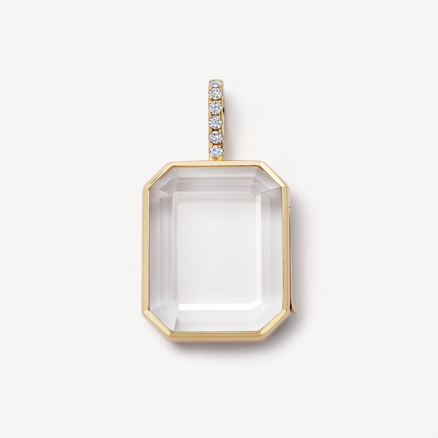 DIY Locket Necklace – Openable  Hollow Pendant in Irregular Heart & Square