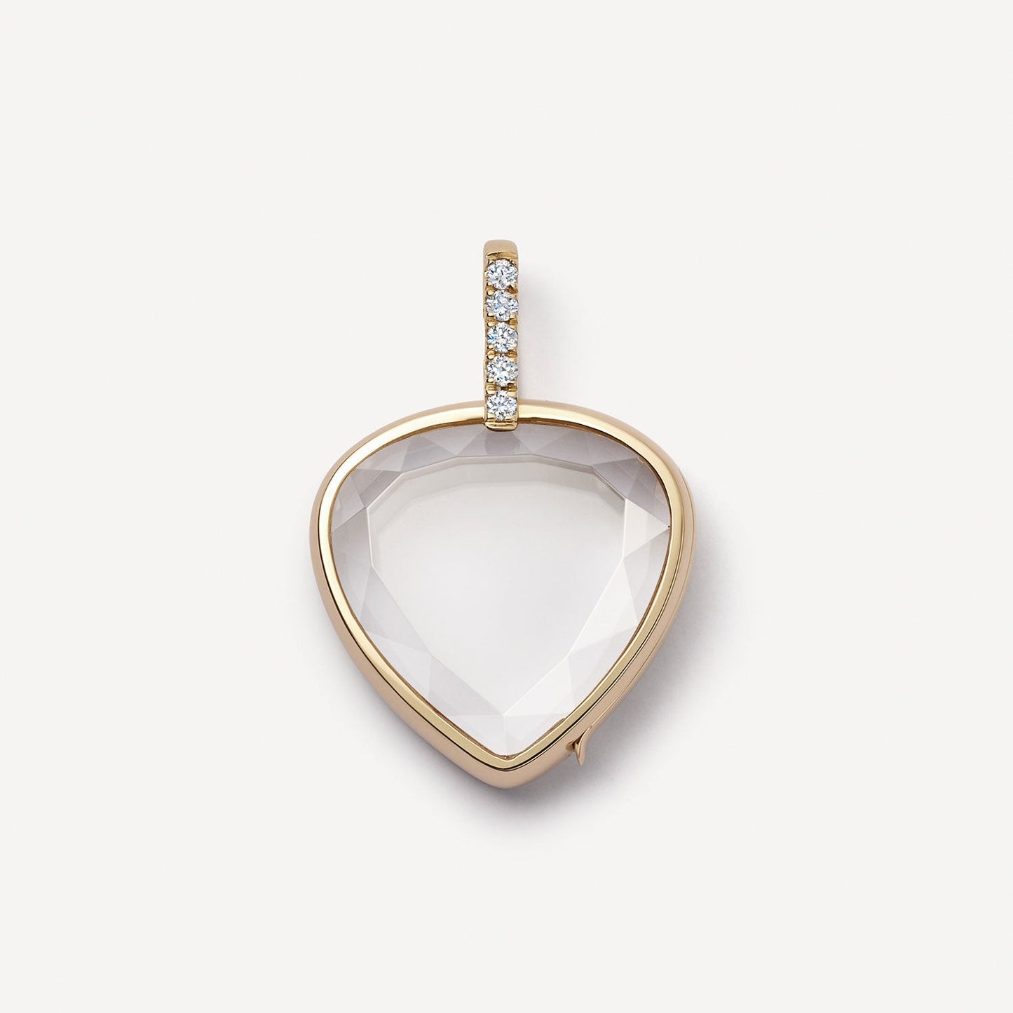 DIY Locket Necklace – Openable  Hollow Pendant in Irregular Heart & Square