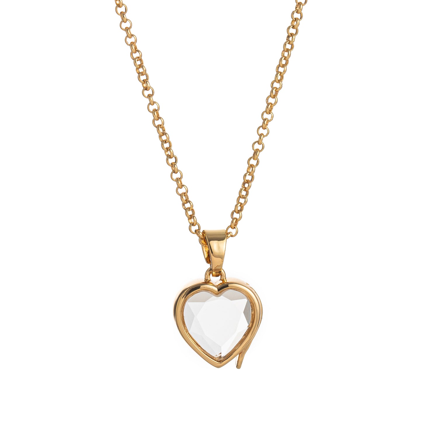 DIY Crystal Frame Bracelet – Detachable Copper Zirconia Border Pendant in Rectangle, Heart & Round