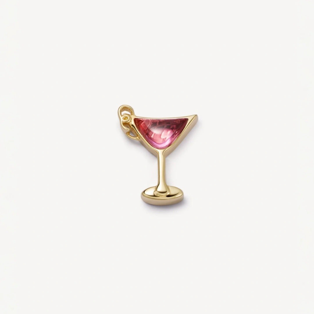 DIY Crystal Frame Bracelet – Detachable Copper Zirconia Border Pendant in Rectangle, Heart & Round