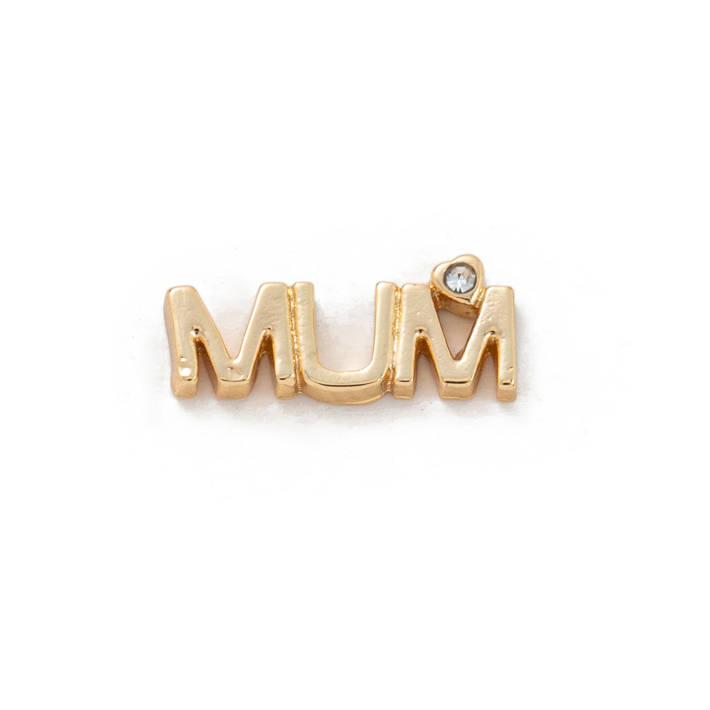 DIY Crystal Frame Bracelet – Detachable Copper Zirconia Border Pendant in Rectangle, Heart & Round