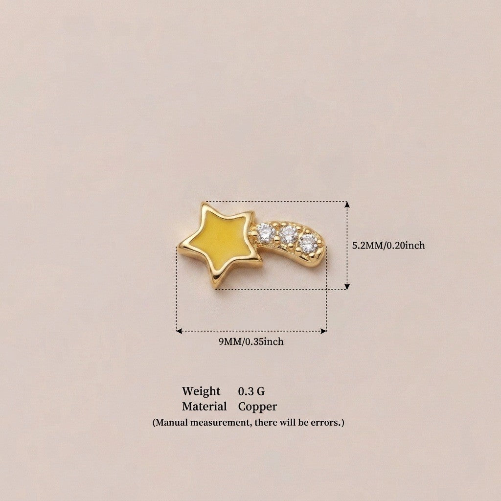 DIY Crystal Frame Bracelet – Detachable Copper Zirconia Border Pendant in Rectangle, Heart & Round