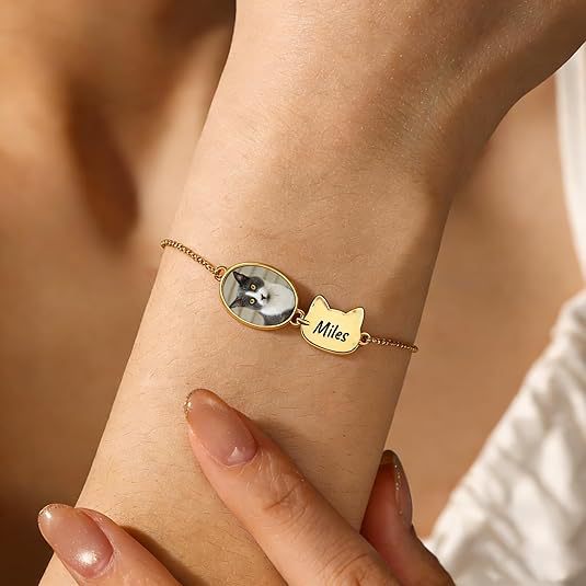 Custom Photo & Name Bracelet