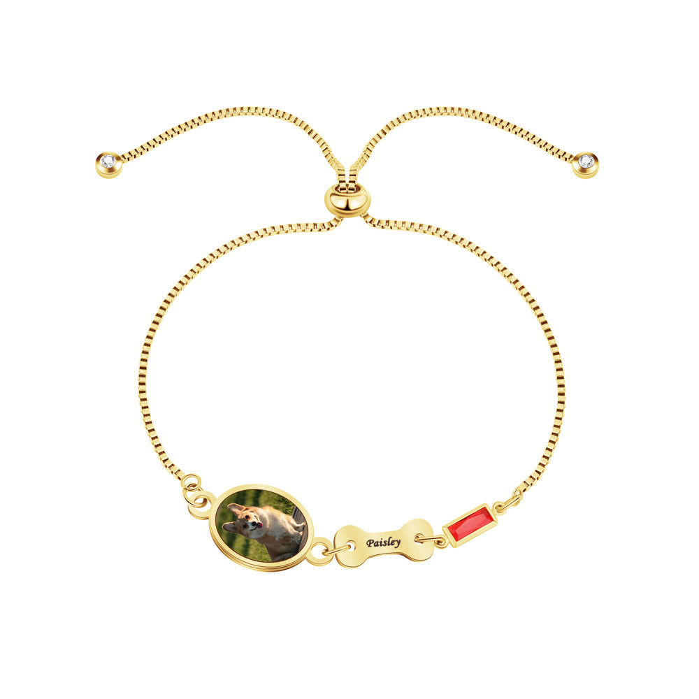 Custom Photo & Name Bracelet