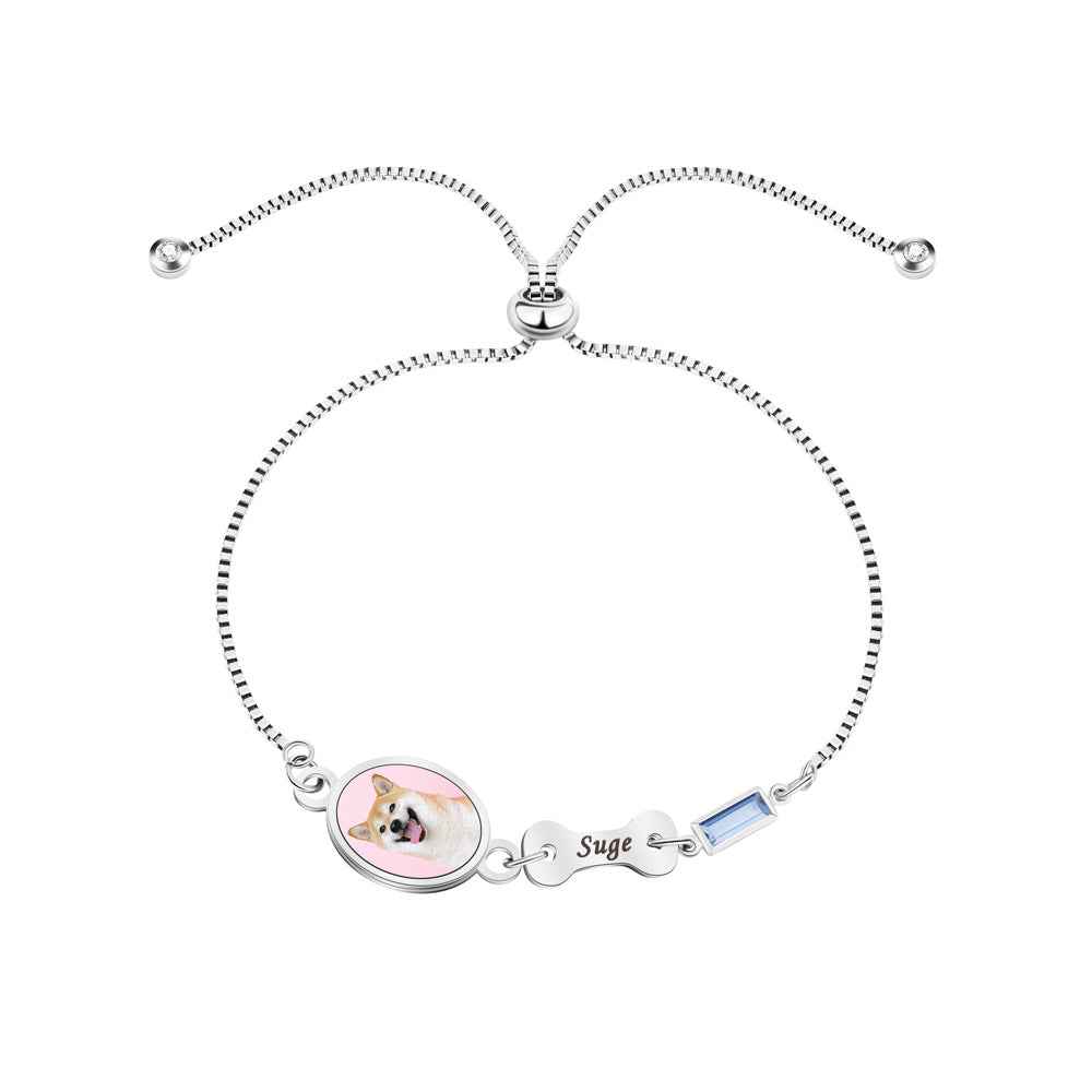 Custom Photo & Name Bracelet