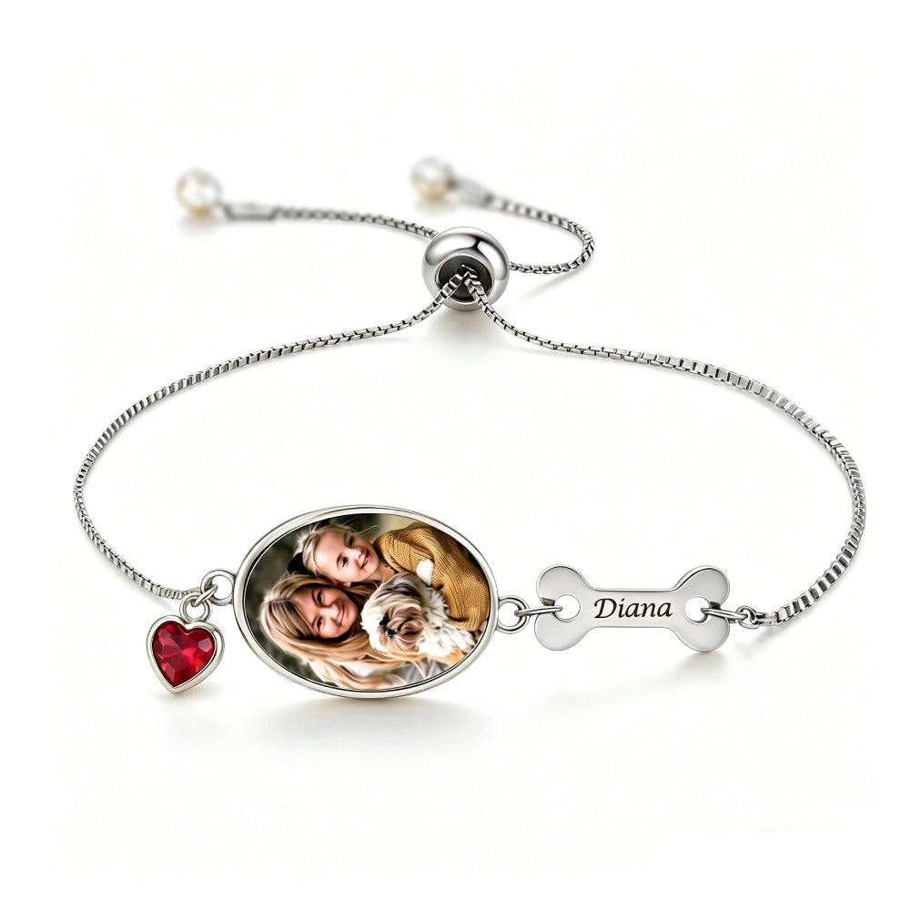 Custom Photo & Name Bracelet
