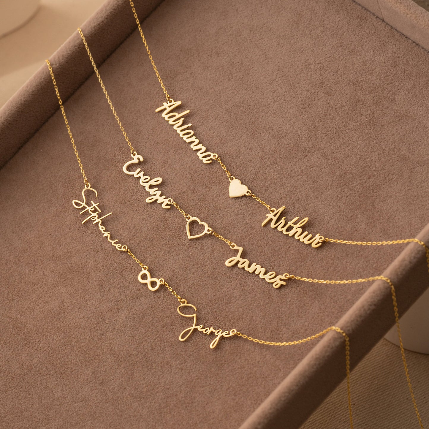 Personalized Double Name Necklace