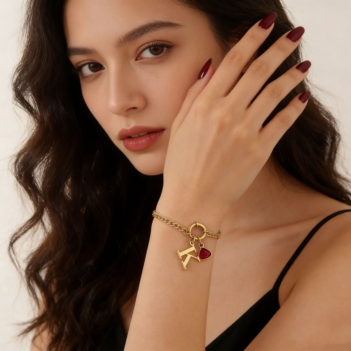 Personalized Initial Letter Bracelet