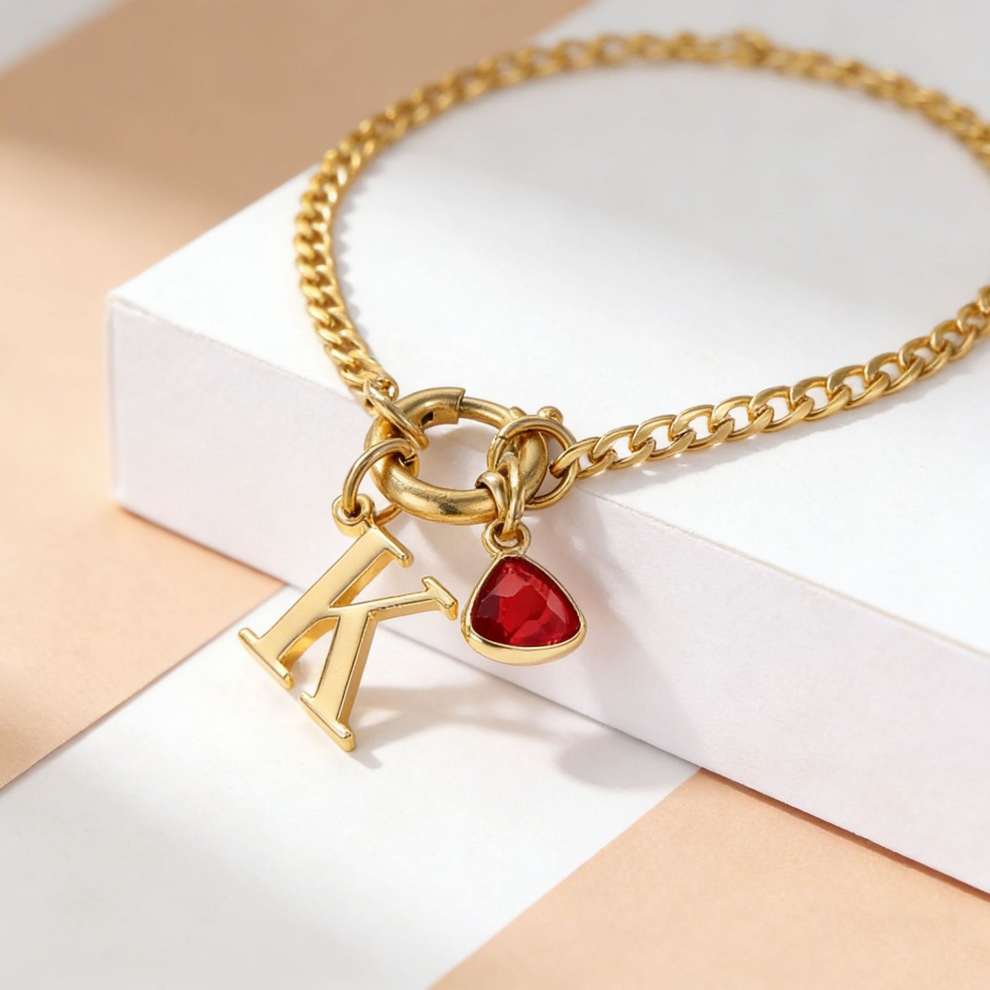 Personalized Initial Letter Bracelet