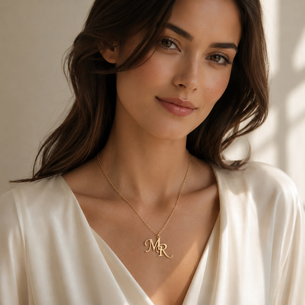 Personalized Double Initial Necklace