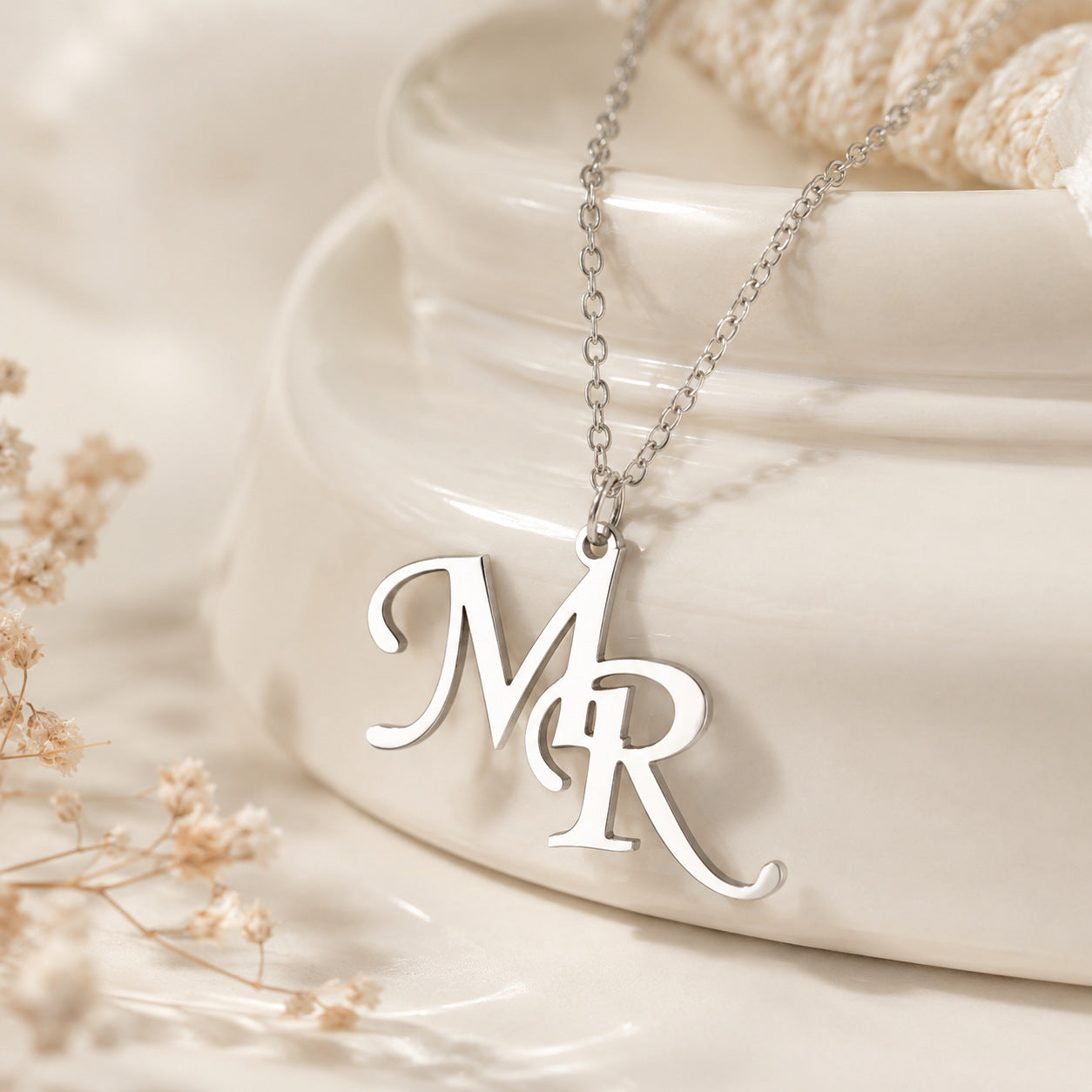 Personalized Double Initial Necklace
