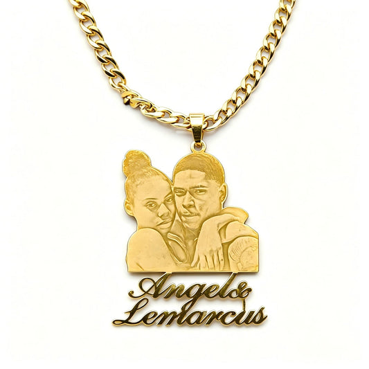 Custom Photo Portrait Necklace