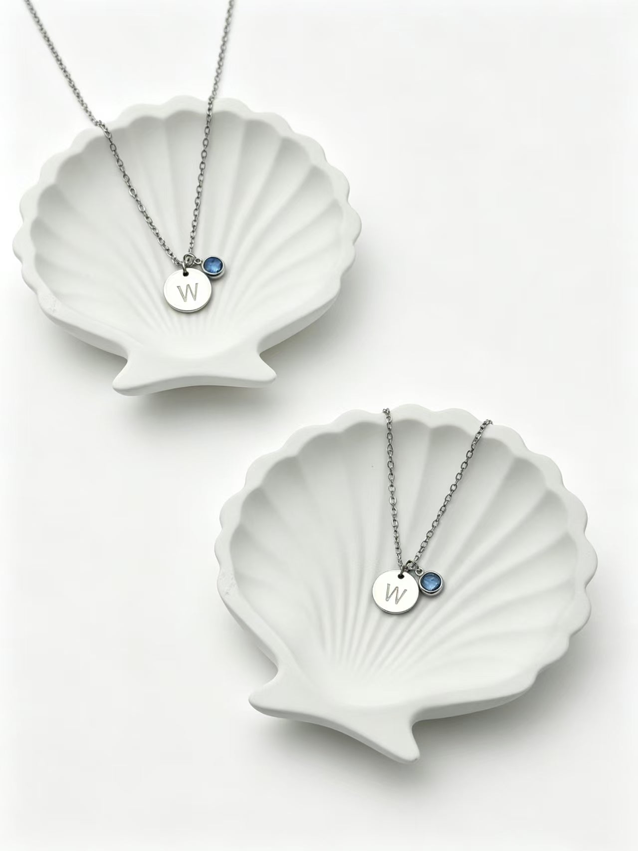 Initial Birthstone Necklace