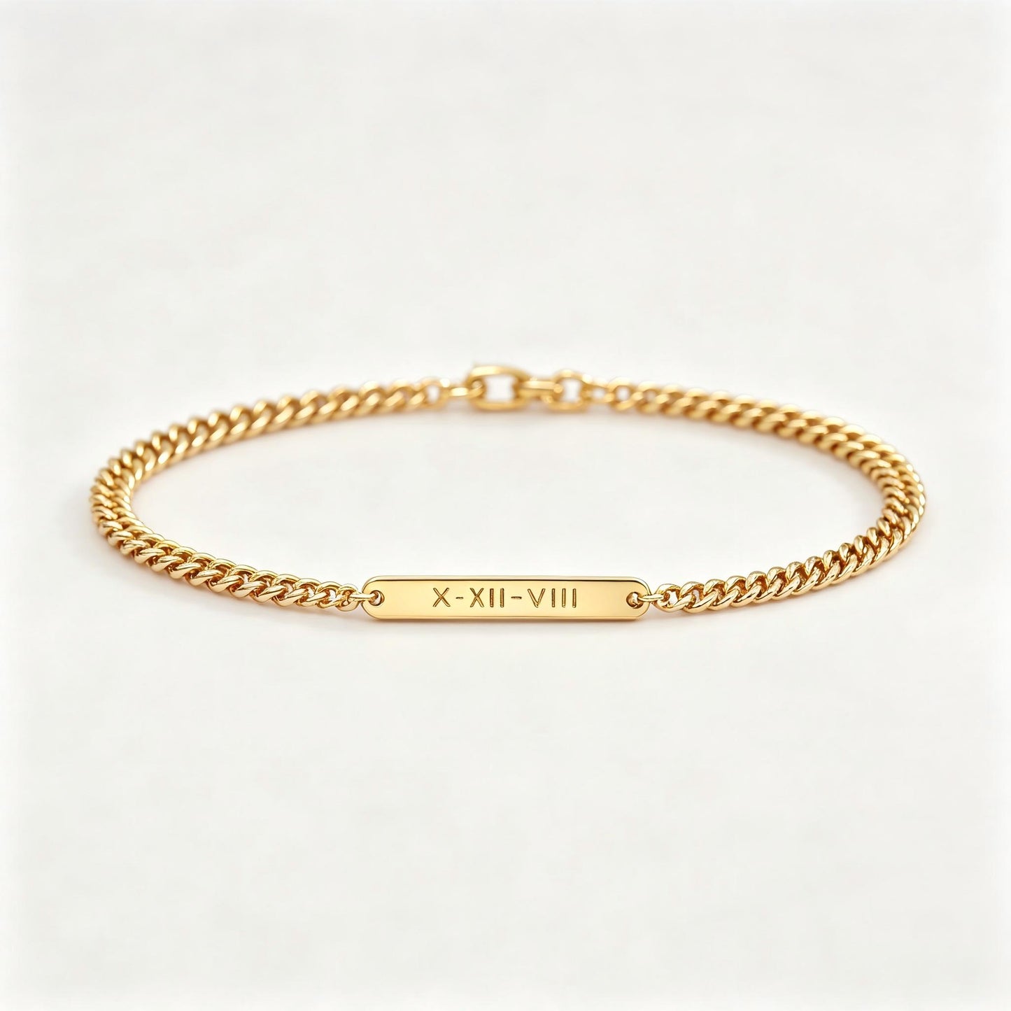 Custom Name Bar Bracelet