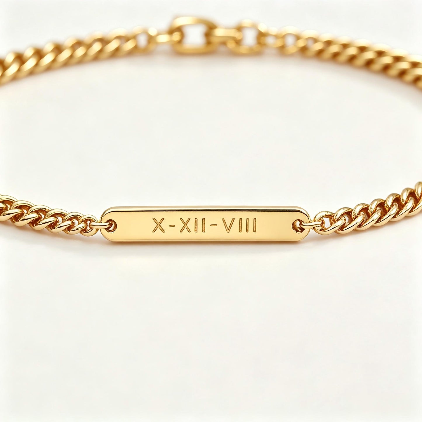 Custom Name Bar Bracelet
