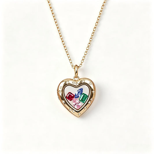 DIY Heart Locket Necklace