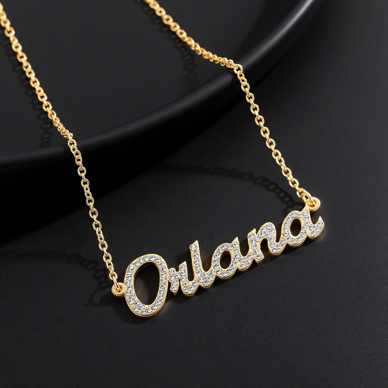 Custom Diamond Name Necklace