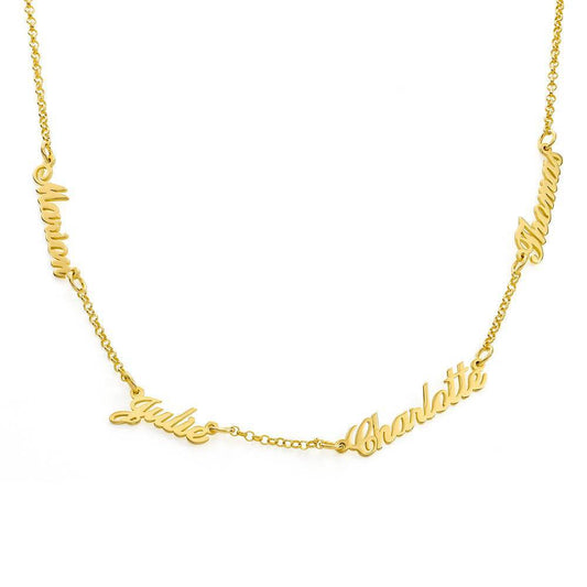 Personalized Multi Name Necklace