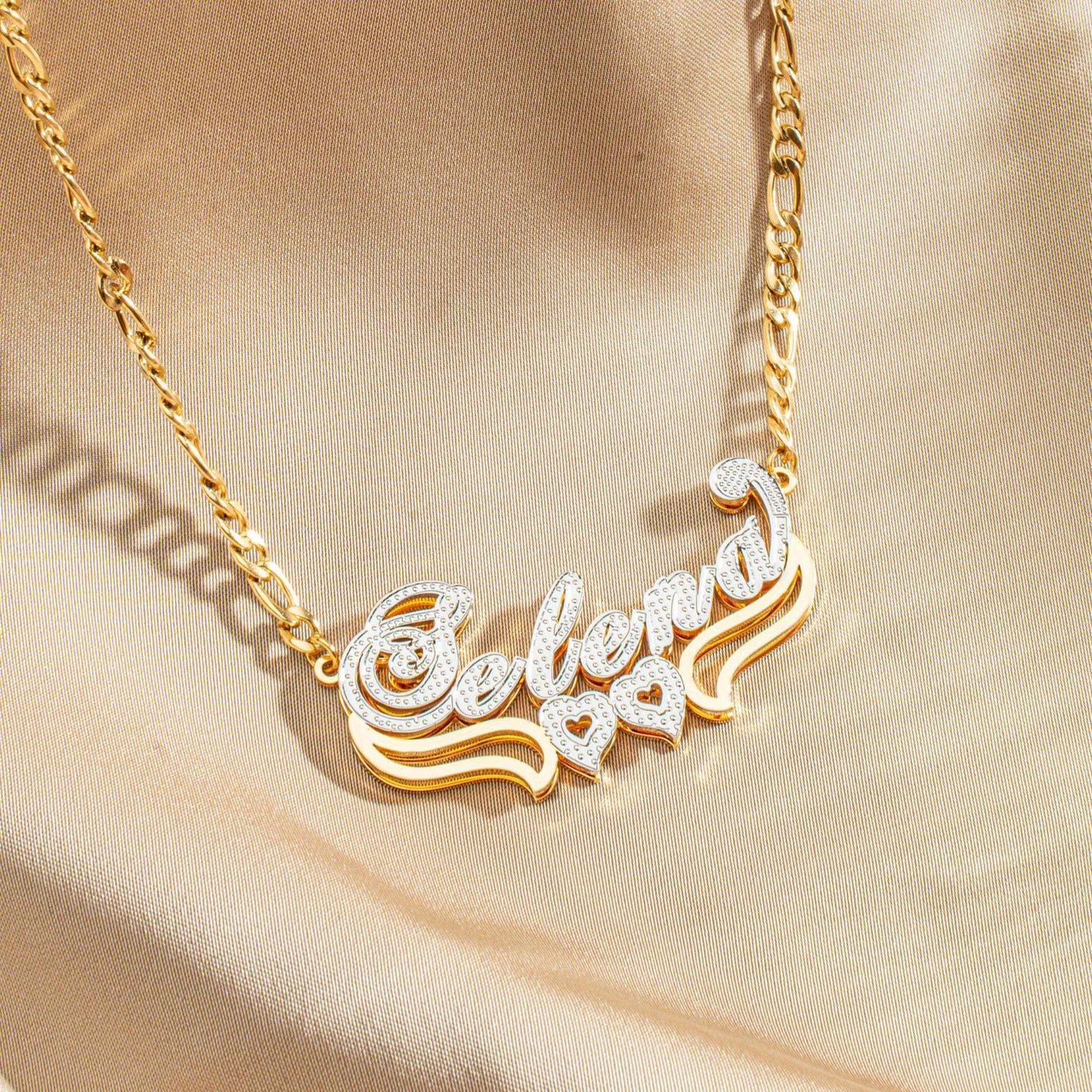 Double Layer Name Necklace