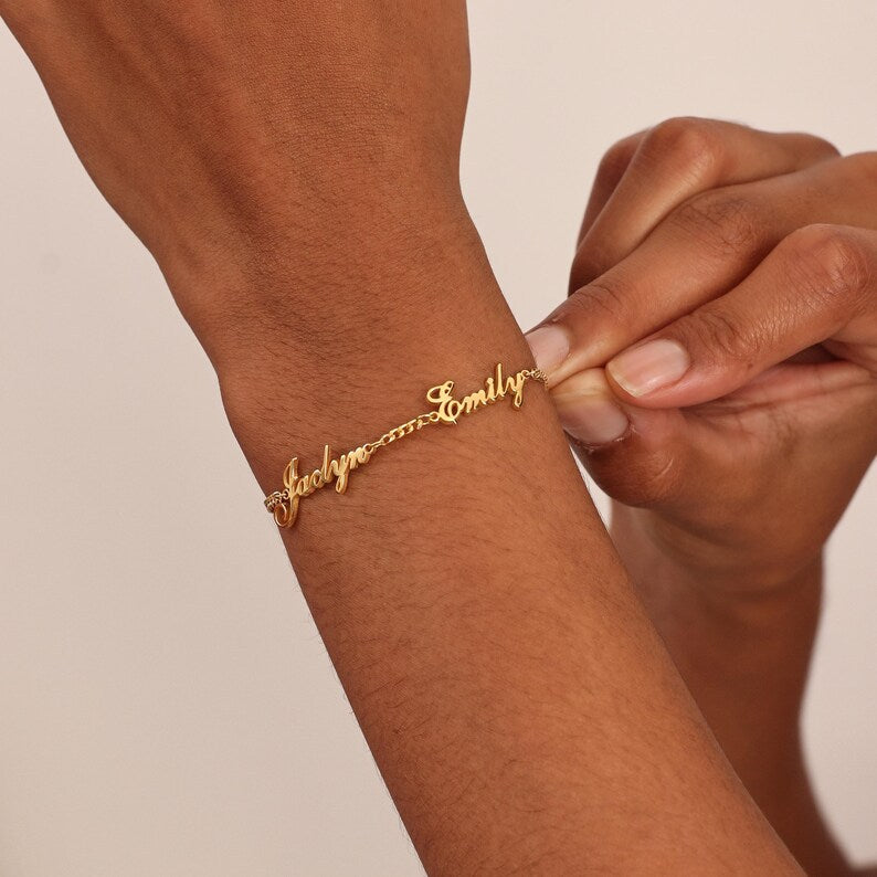 Custom Multi-Name Bracelet