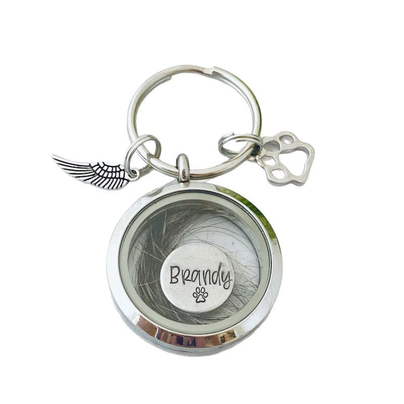 Personalized Pet Memorial Keychain