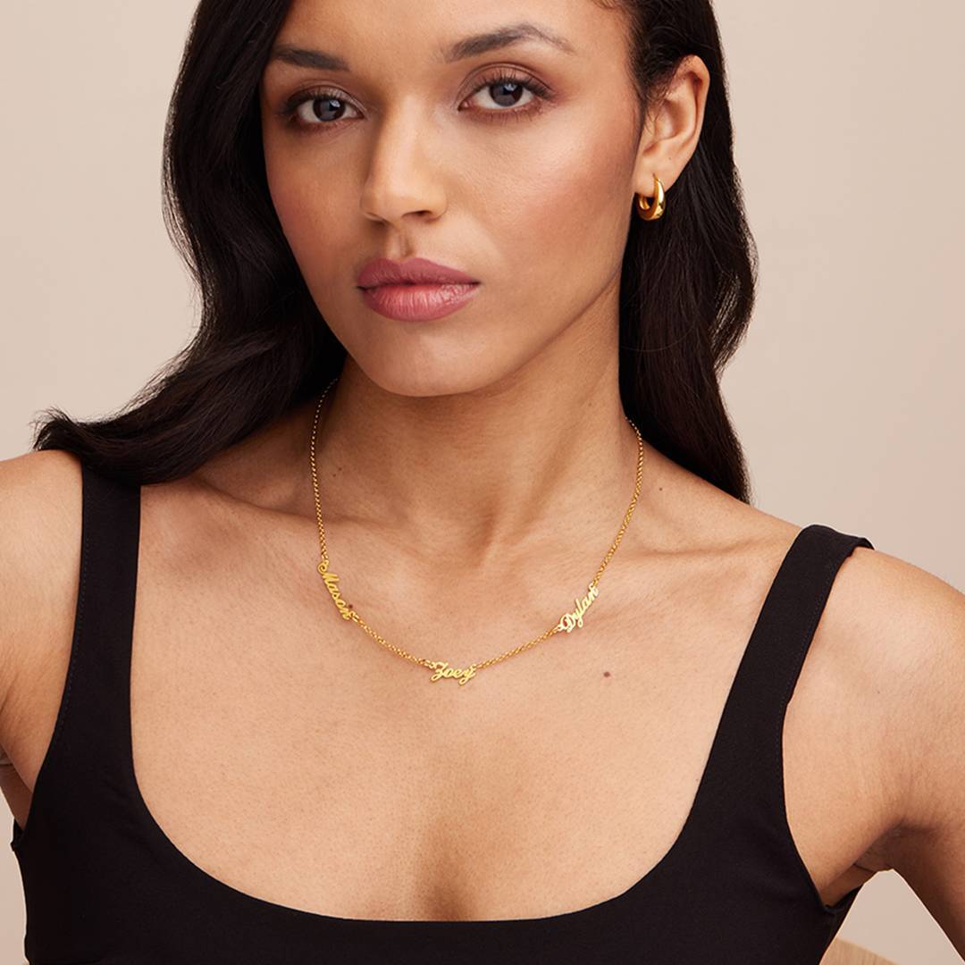 Personalized Multi Name Necklace