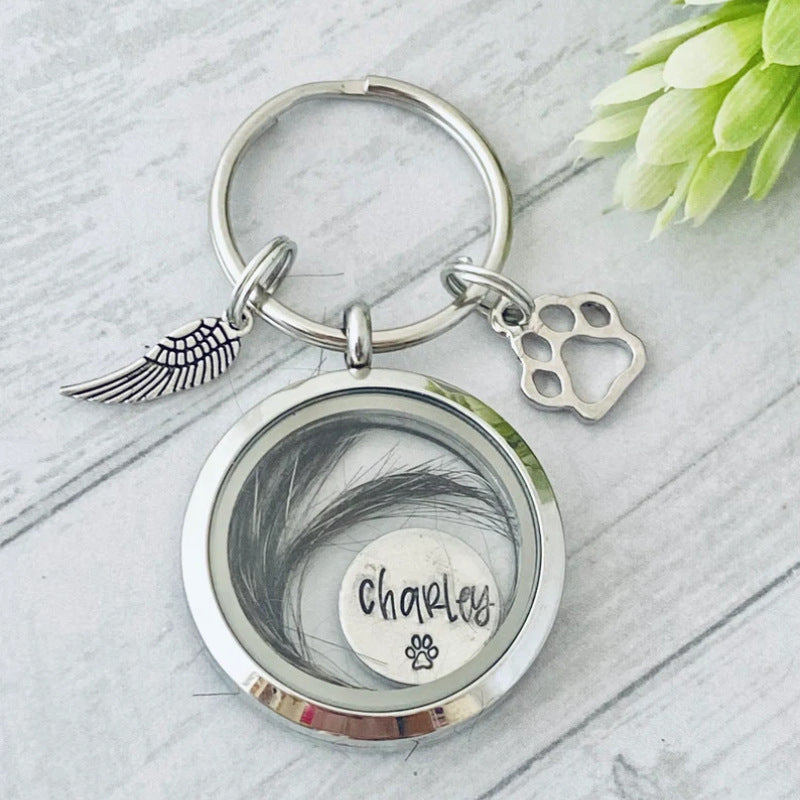 Personalized Pet Memorial Keychain