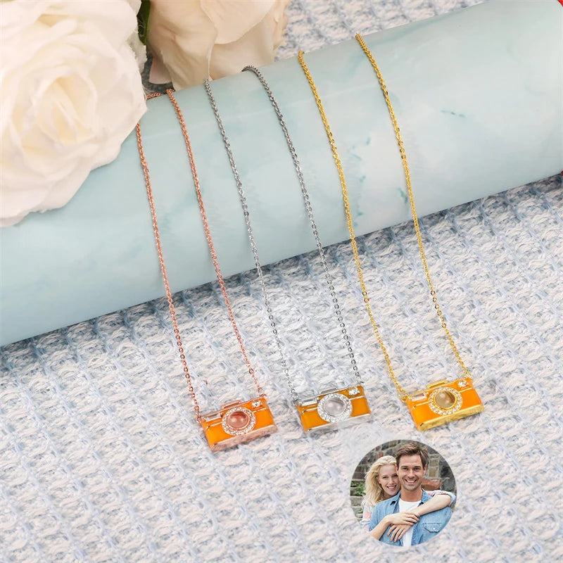 Custom Photo Projection Necklace