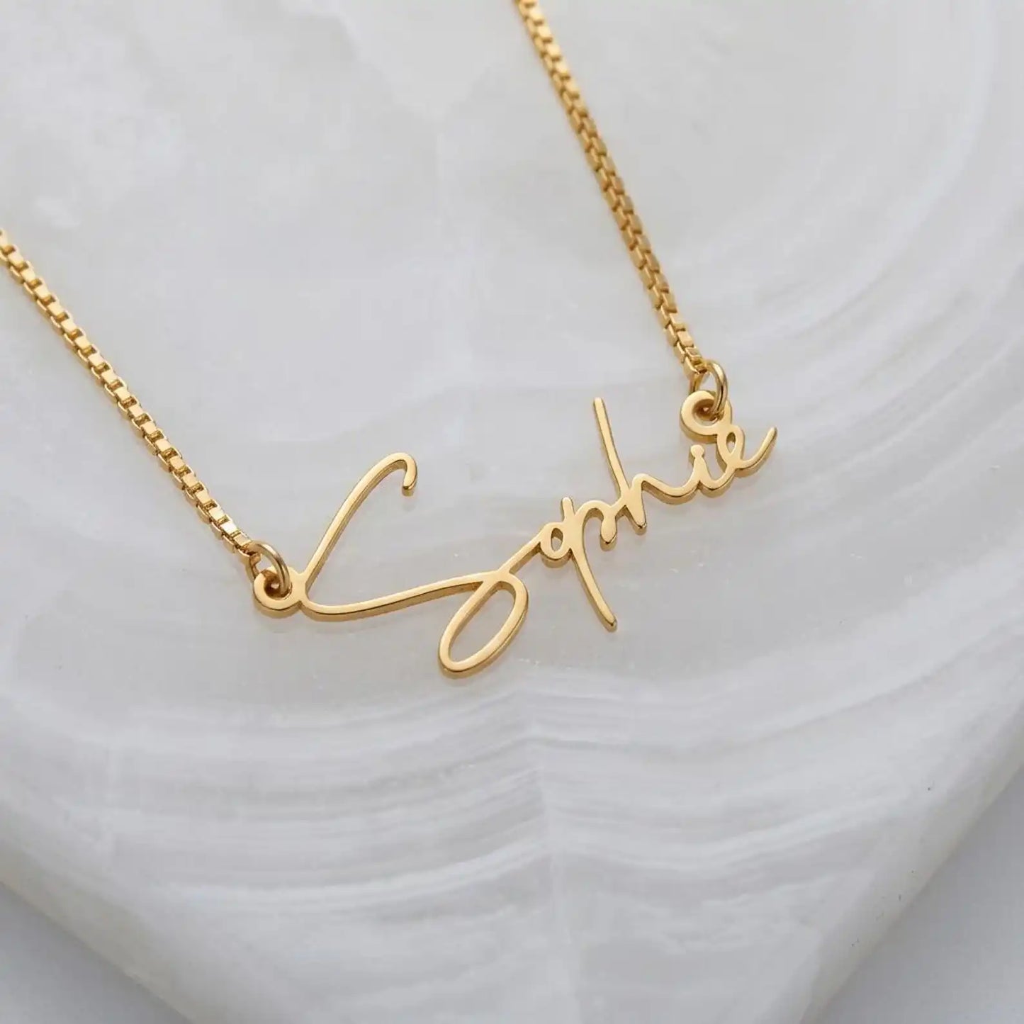Personalized Signature Name Necklace