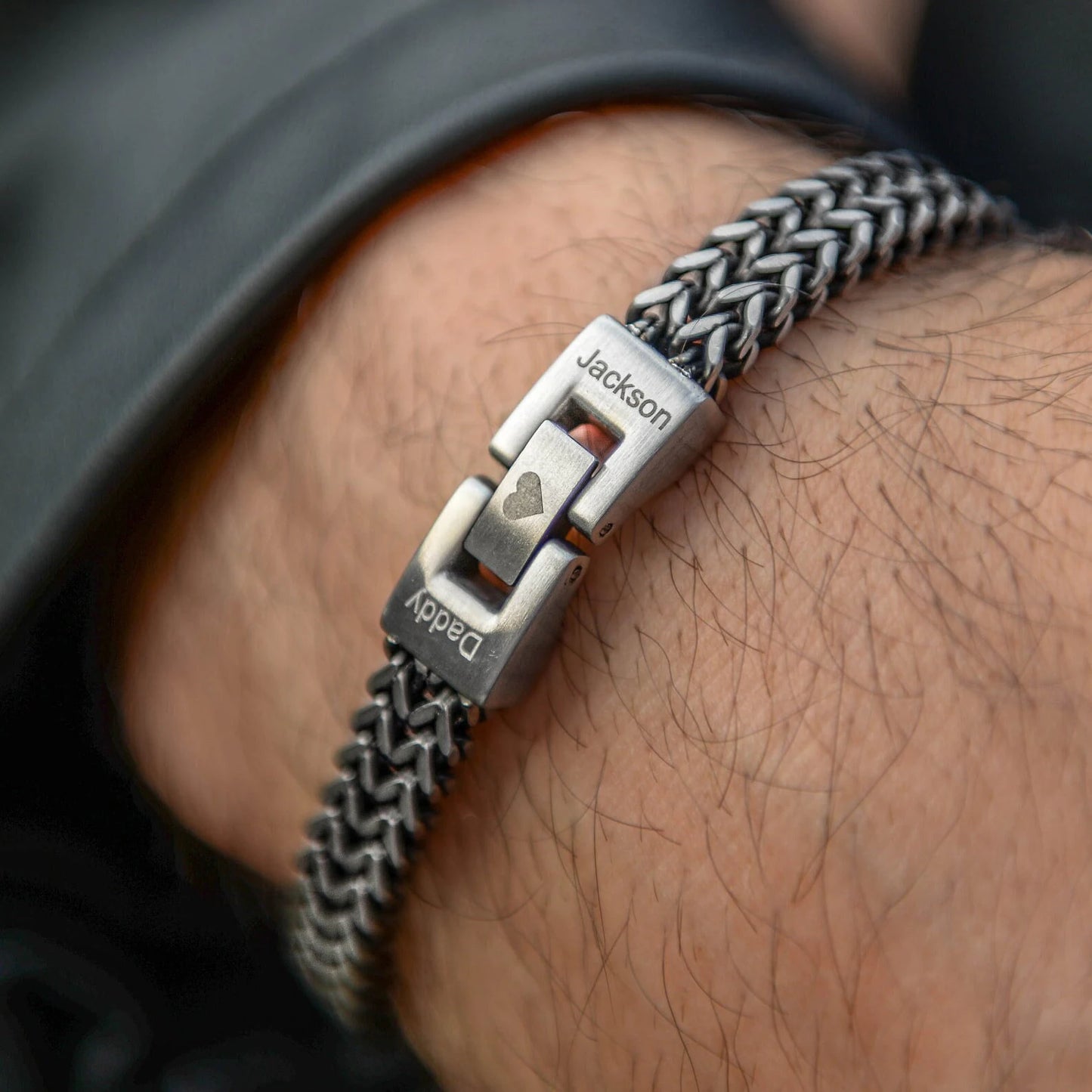Personalized Men's Engraved Bracelet